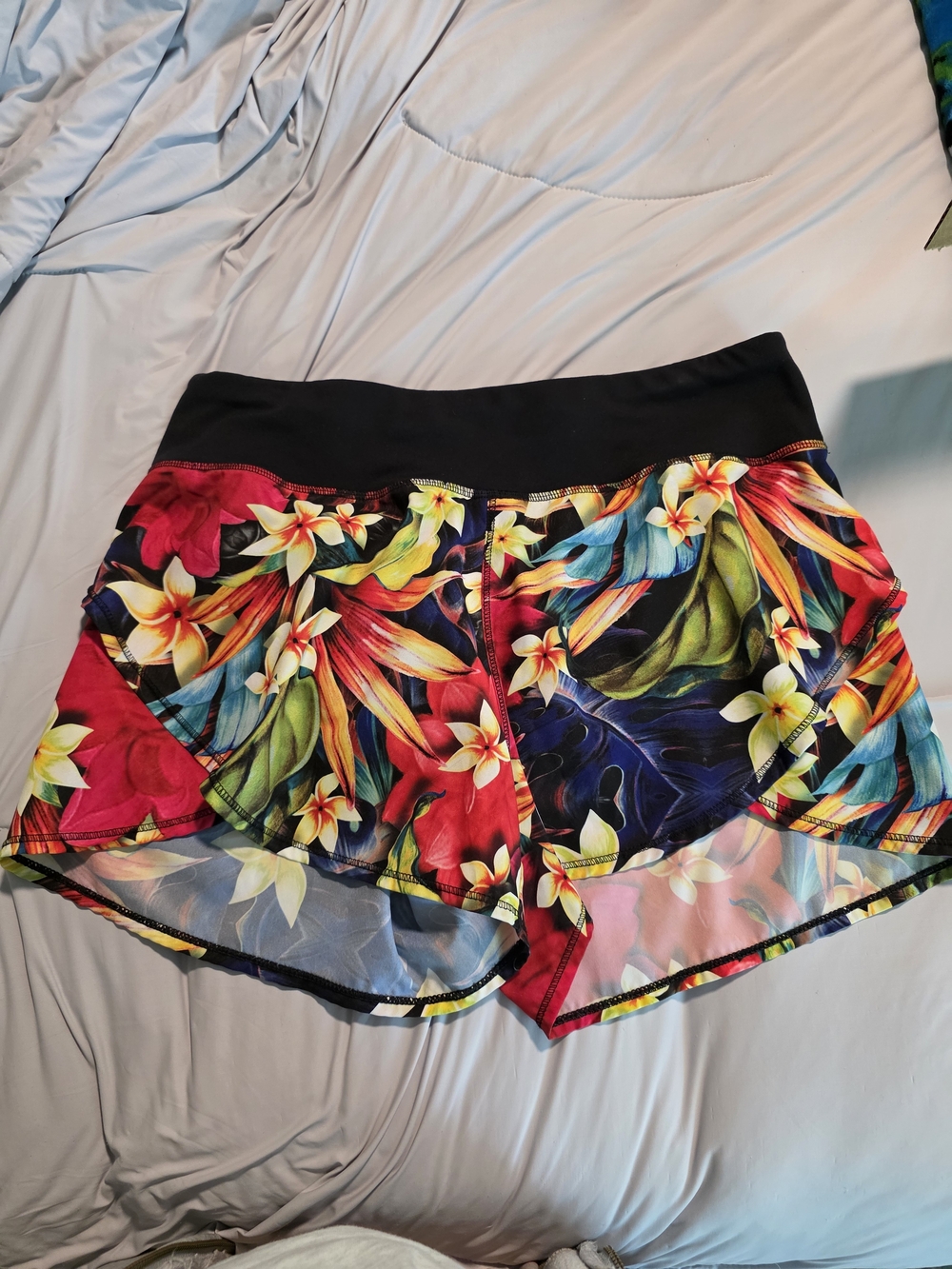 Floral Tropical Women’s Running Shorts - Multicolor